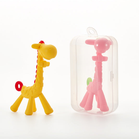 Giraffe Baby Teether Toy - Soothing Relief for Teething Babies