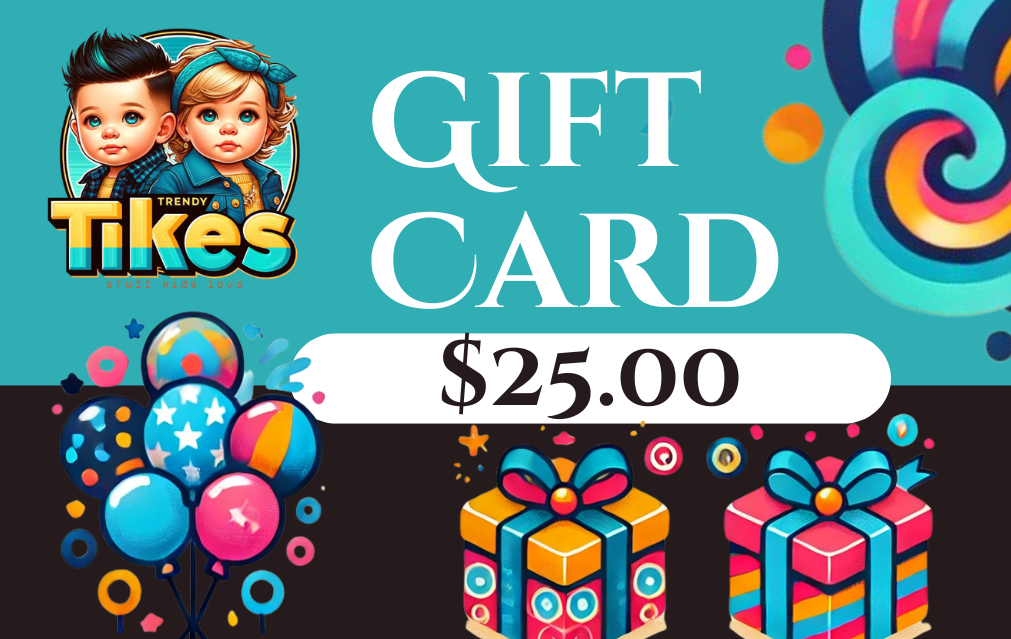 Trendy Tikes Gift Cards - The Perfect Gift for Kids' Clothing & Toys