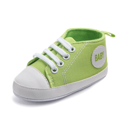 Canvas Sports Sneakers for Babies - Anti-Slip First Walkers Shoes