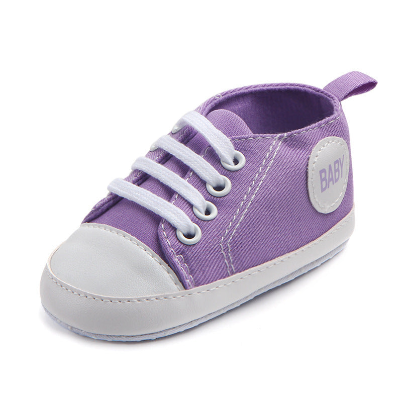 Canvas Sports Sneakers for Babies - Anti-Slip First Walkers Shoes