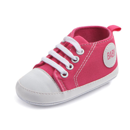 Canvas Sports Sneakers for Babies - Anti-Slip First Walkers Shoes