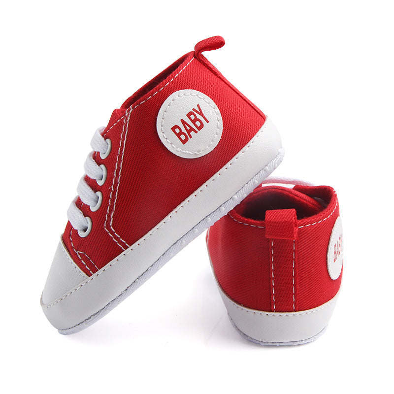 Canvas Sports Sneakers for Babies - Anti-Slip First Walkers Shoes