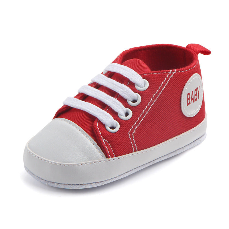 Canvas Sports Sneakers for Babies - Anti-Slip First Walkers Shoes