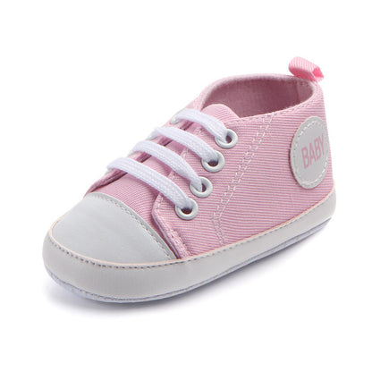 Canvas Sports Sneakers for Babies - Anti-Slip First Walkers Shoes