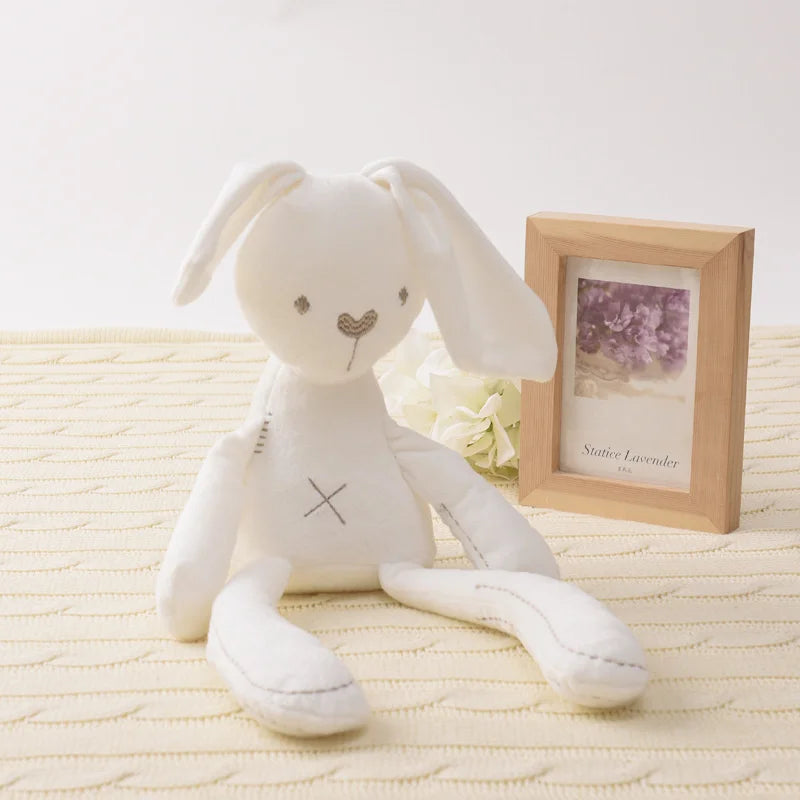 Cute Rabbit & Bear Plush Doll - Soft & Cozy Baby Sleep Toy