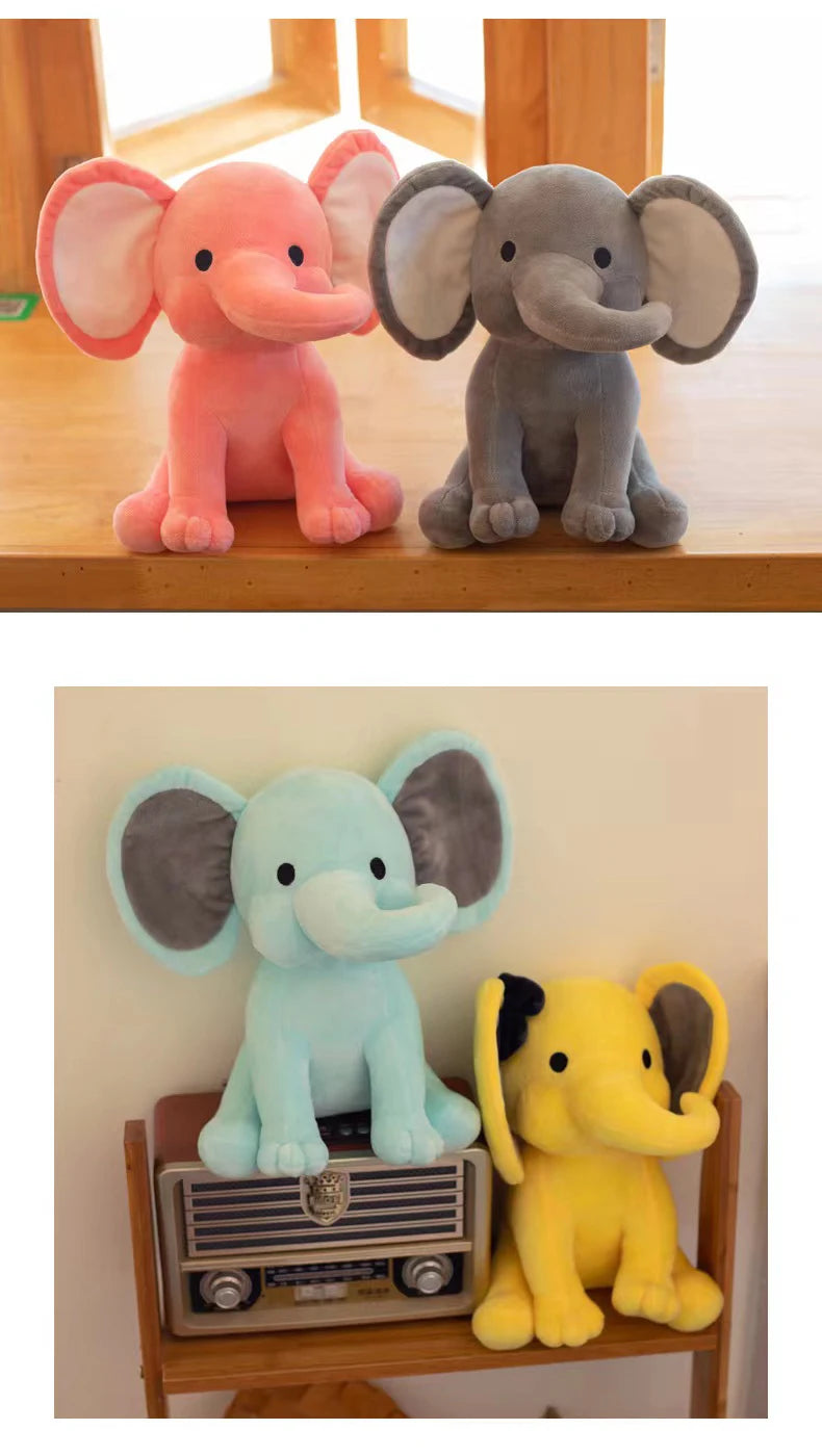 Cozy Elephant Plush Toy - Adorable Stuffed Animal for Kids & Decor