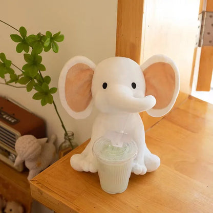 Cozy Elephant Plush Toy - Adorable Stuffed Animal for Kids & Decor