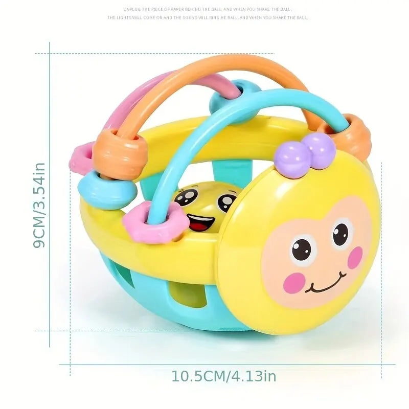 Baby Catch & Rattle Ball - Fun & Developmental Toy for 0-12 Months