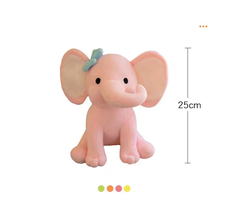 Cozy Elephant Plush Toy - Adorable Stuffed Animal for Kids & Decor