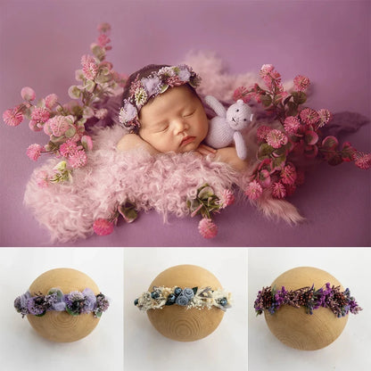 Flower Headband for Newborn Photography - Baby Girl Studio Props