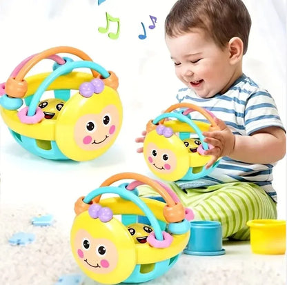 Baby Catch & Rattle Ball - Fun & Developmental Toy for 0-12 Months