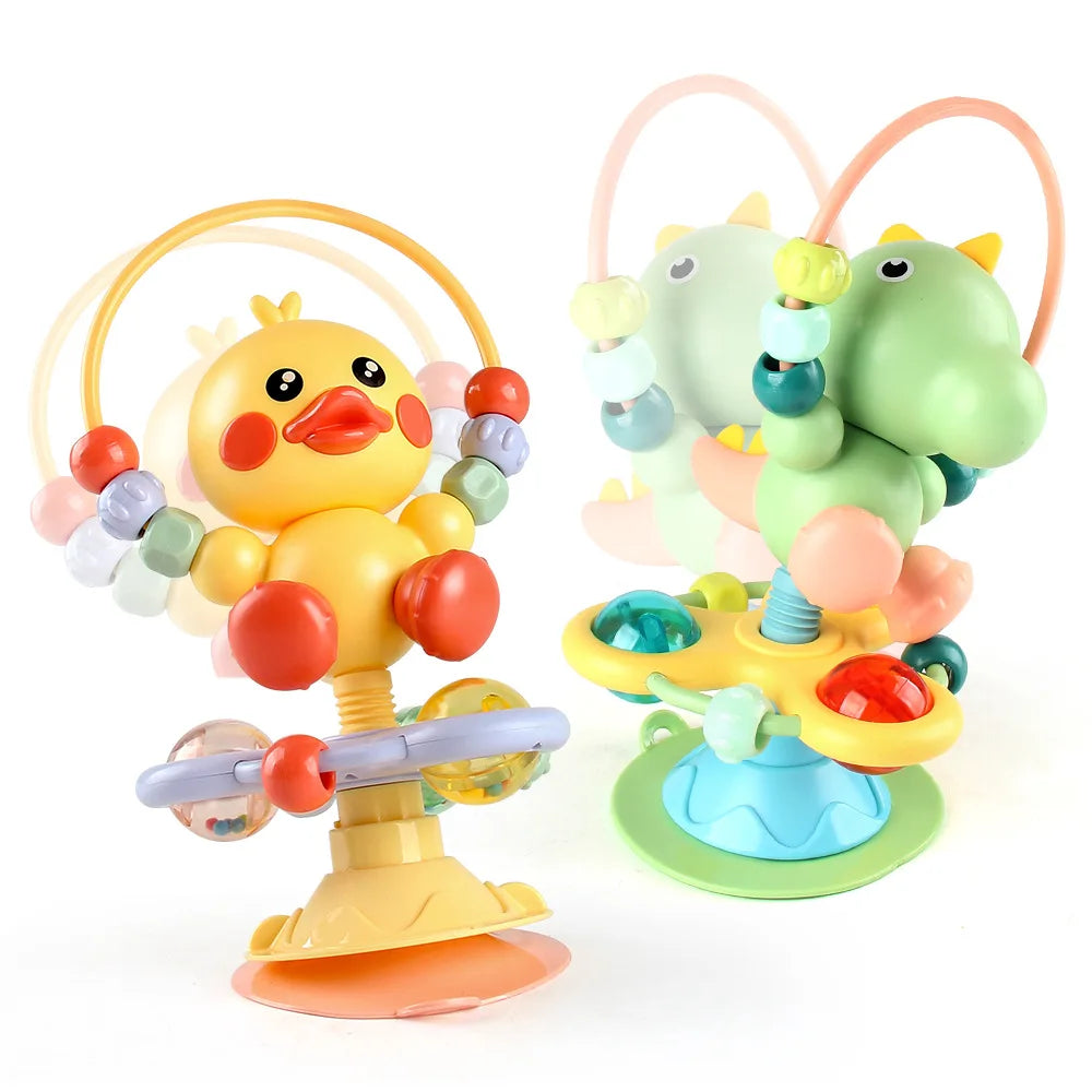 Baby Cartoon Suction Toy - Fun Sounds & Educational Play for Kids