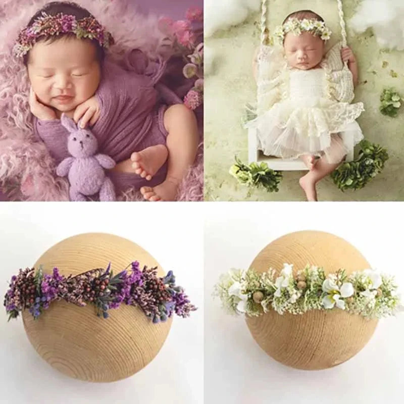 Flower Headband for Newborn Photography - Baby Girl Studio Props