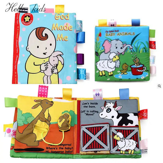 3D Soft Baby Books - Interactive Quiet Cloth Book