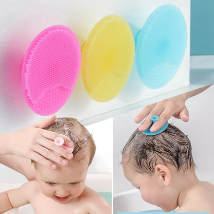 Silicone Soft Baby Bath Brush - Gentle Massage & Cleaning