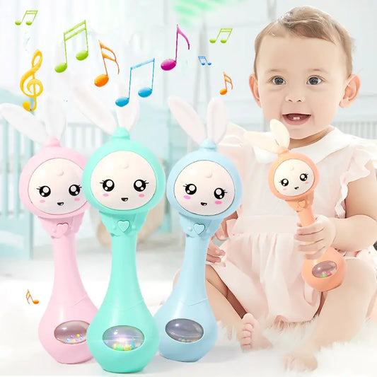 Music Flashing Rattle Toy - Fun & Interactive Baby Toy