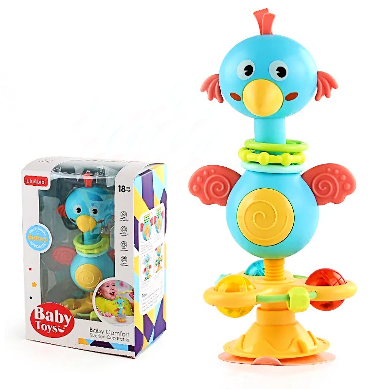 Baby Cartoon Suction Toy - Fun Sounds & Educational Play for Kids