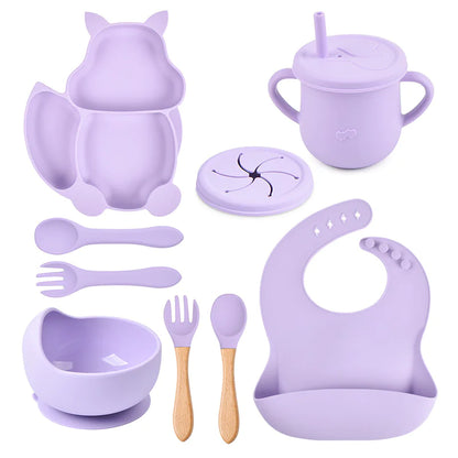 Baby Silicone Feeding Set - Safe & Easy Self-Feeding for Little Ones