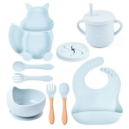 Baby Silicone Feeding Set - Safe & Easy Self-Feeding for Little Ones